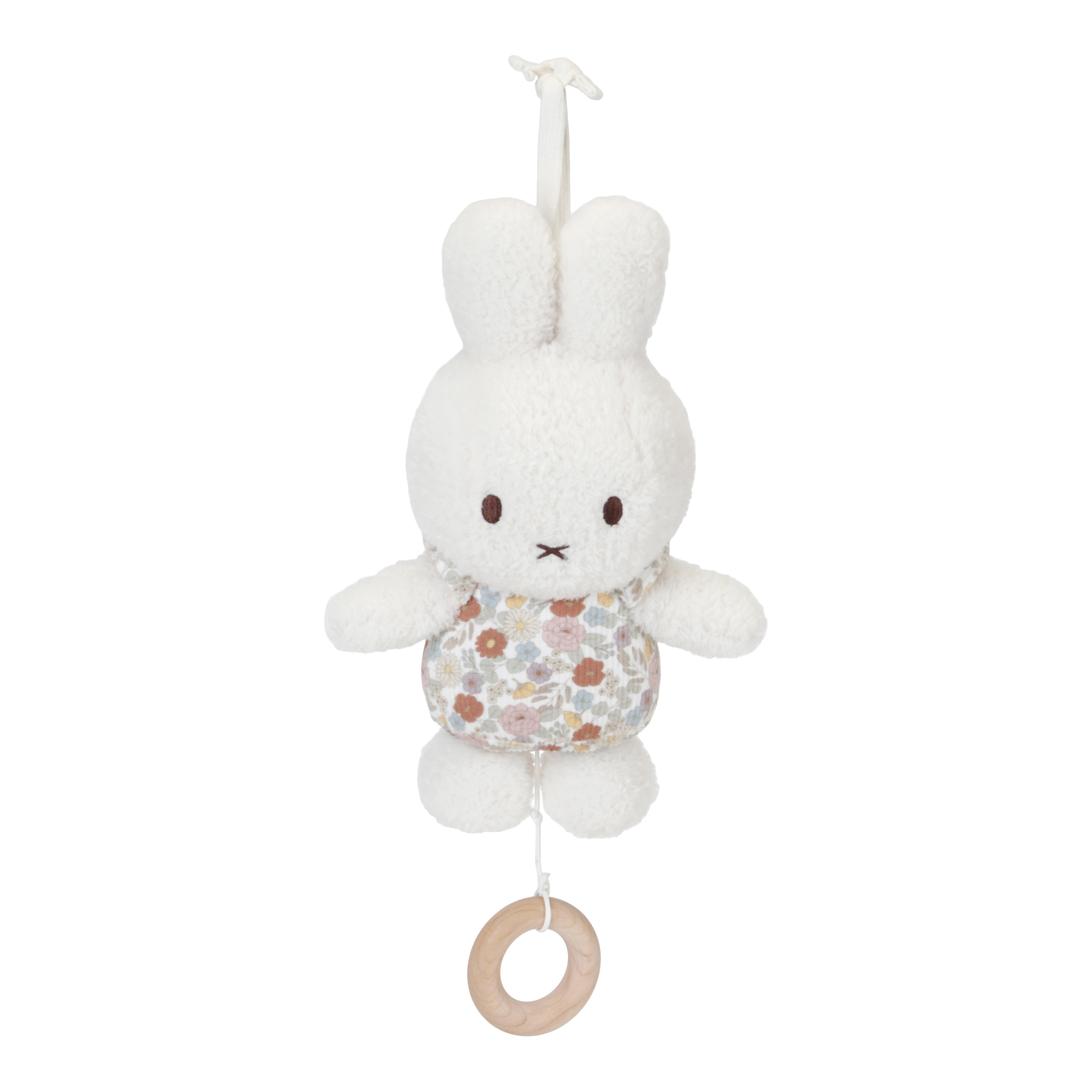 Jucarie muzicala din plus - Miffy Vintage Little Flowers - Little